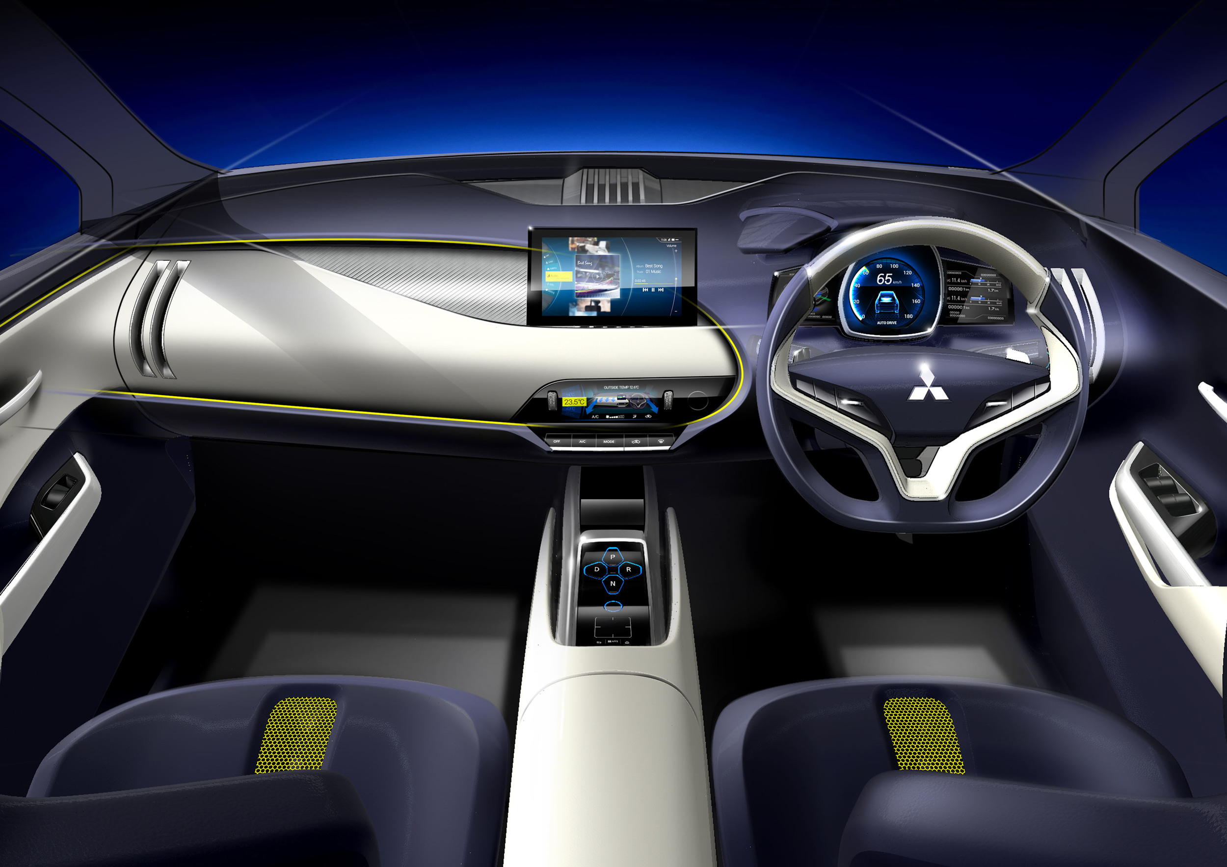 Mitsubishi eX Concept, 2015 - Interior
