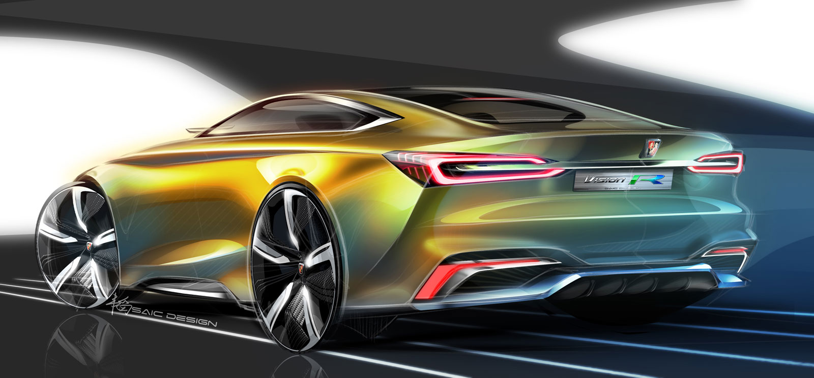 Roewe Vision-R Concept, 2015 - Design Sketch
