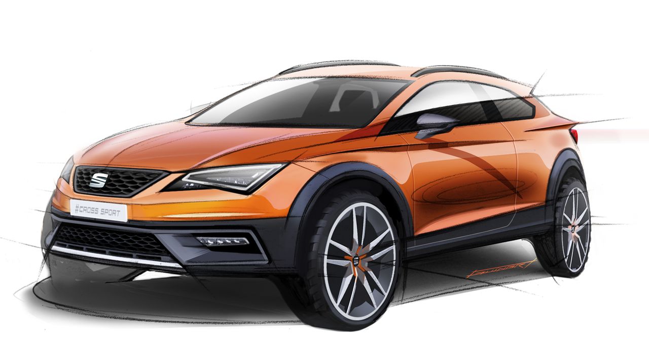 Seat Leon Cross Sport Show Car, 2015 - Design Sketch
