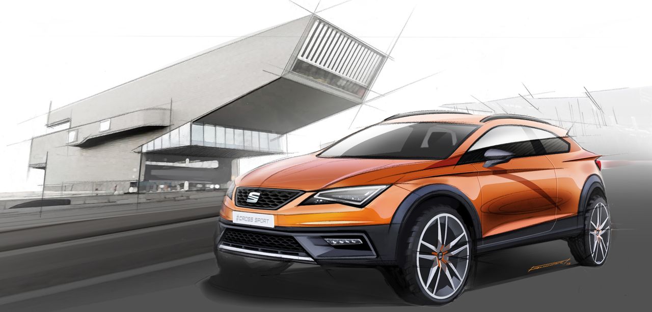 Seat Leon Cross Sport Show Car, 2015 - Design Sketch