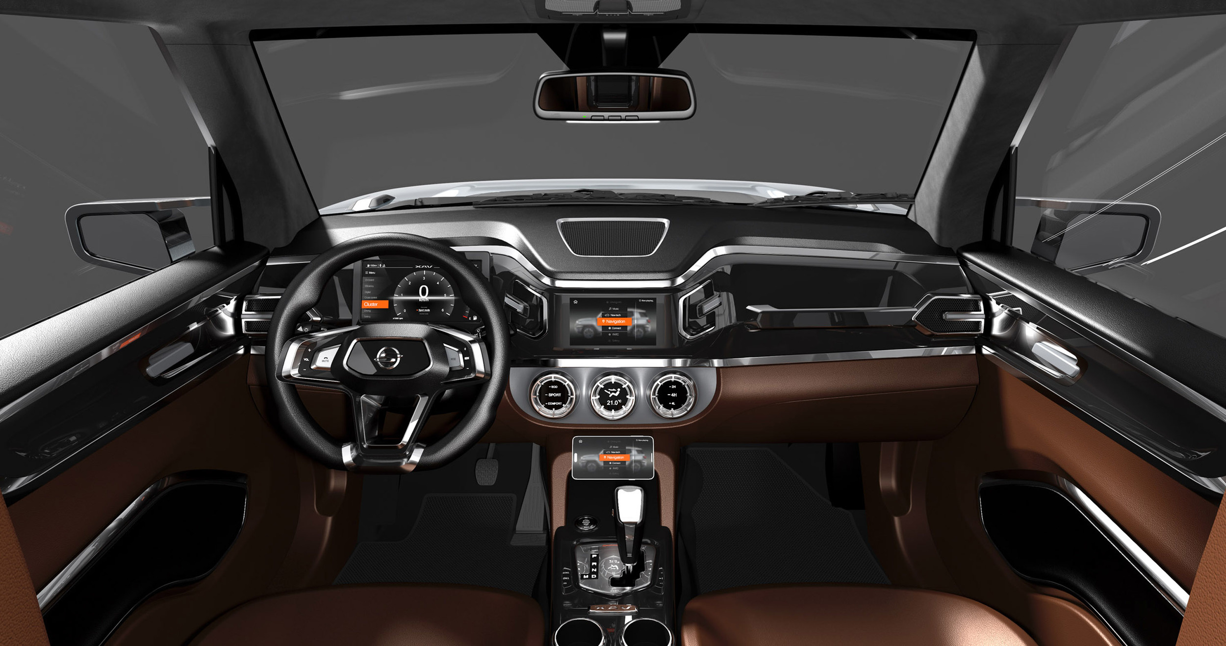 SsangYong XAV Concept, 2015 - Interior