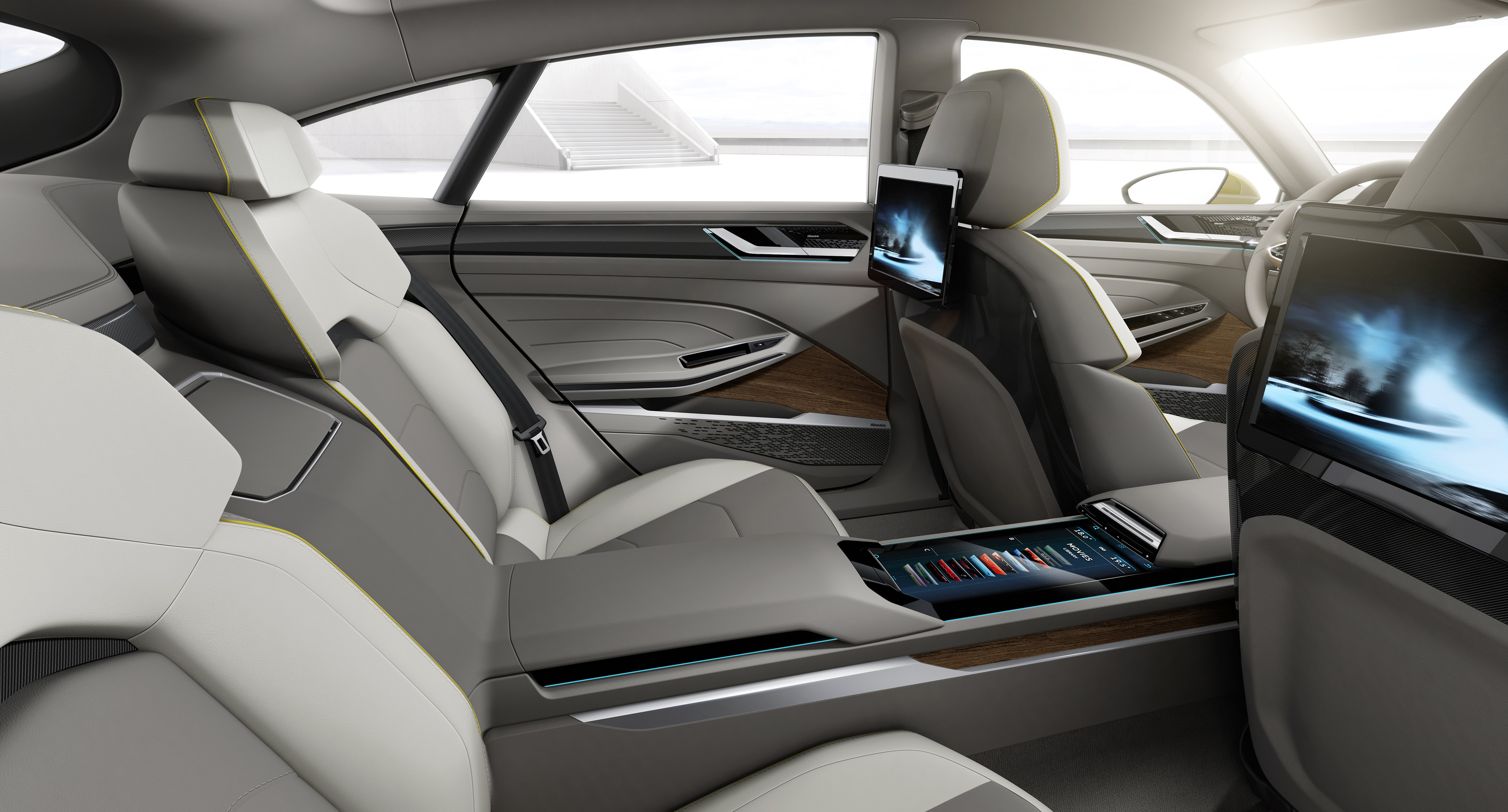 Volkswagen Sport Coupe Concept GTE, 2015 - Interior