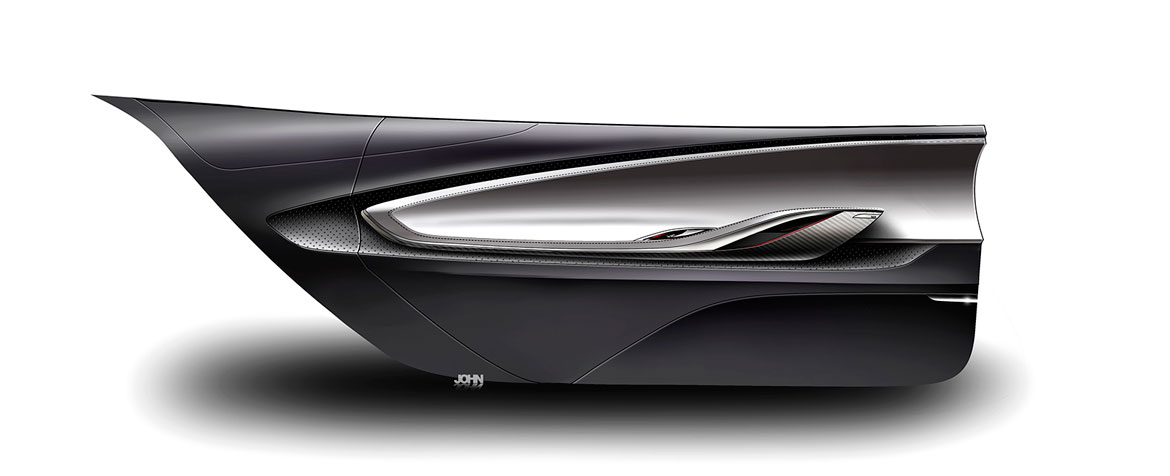 Buick Avista Concept, 2016 - Design Sketch - Interior