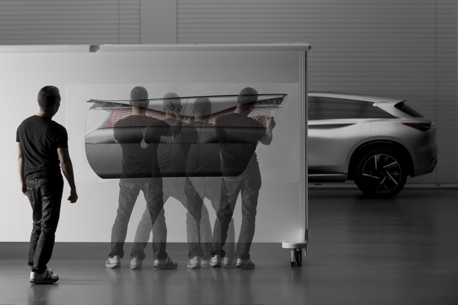 Infiniti QX Sport Inspiration Concept, 2016 - Design Process