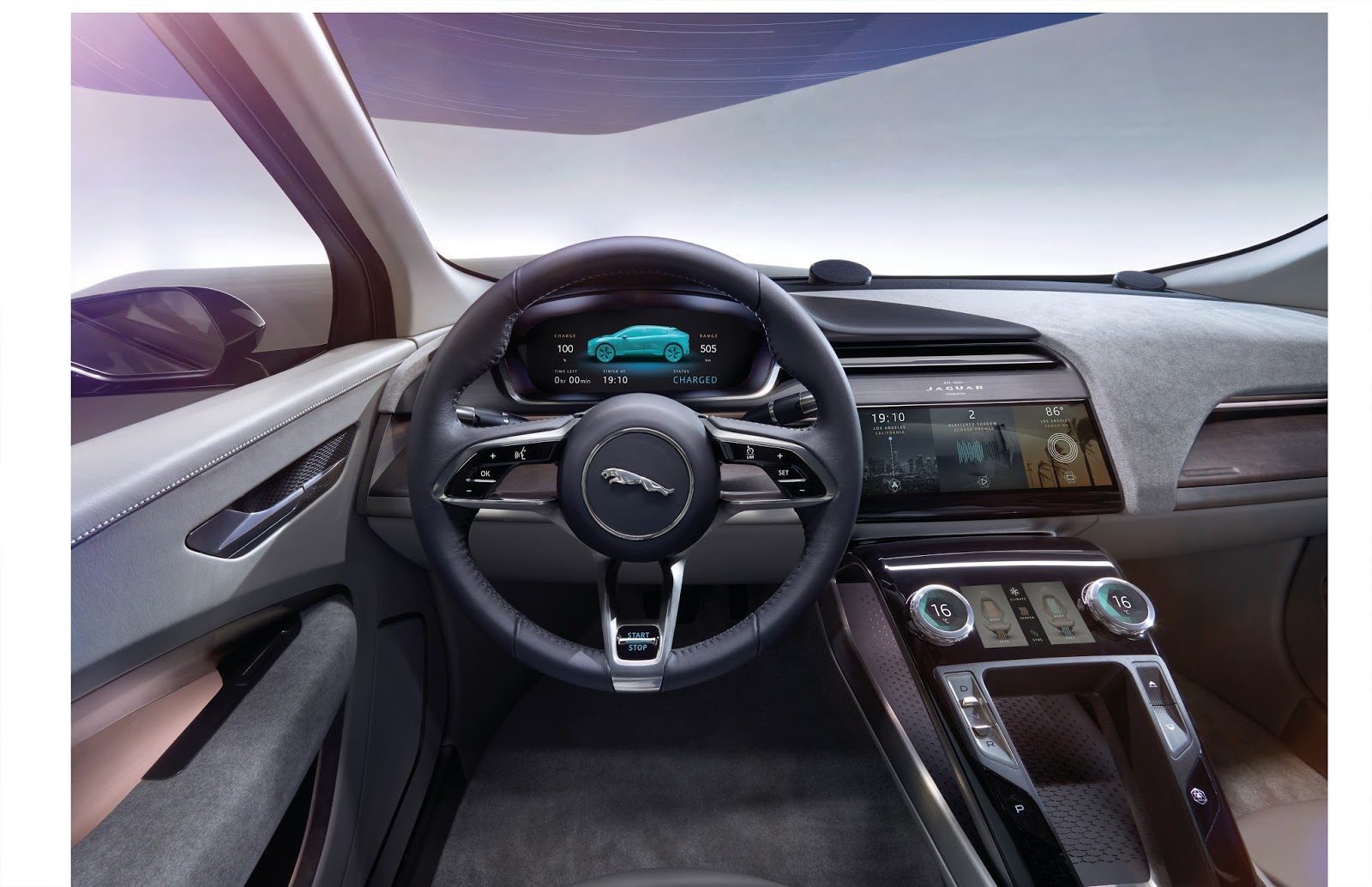 Jaguar I-Pace Concept, 2016 - Interior