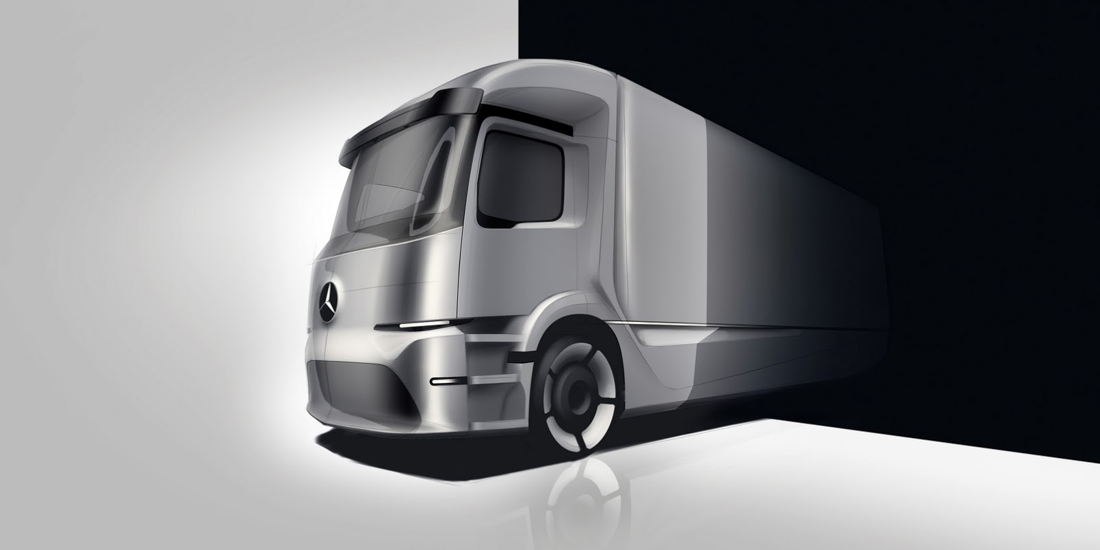 Mercedes-Benz Urban eTruck Concept, 2016 - Design Sketch