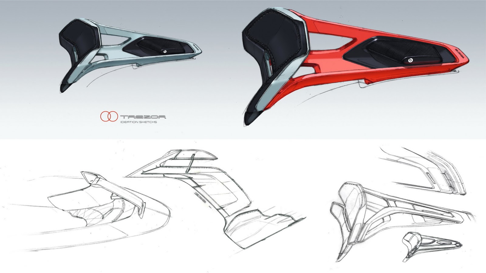 Renault Trezor Concept, 2016 - Interior Design Sketch