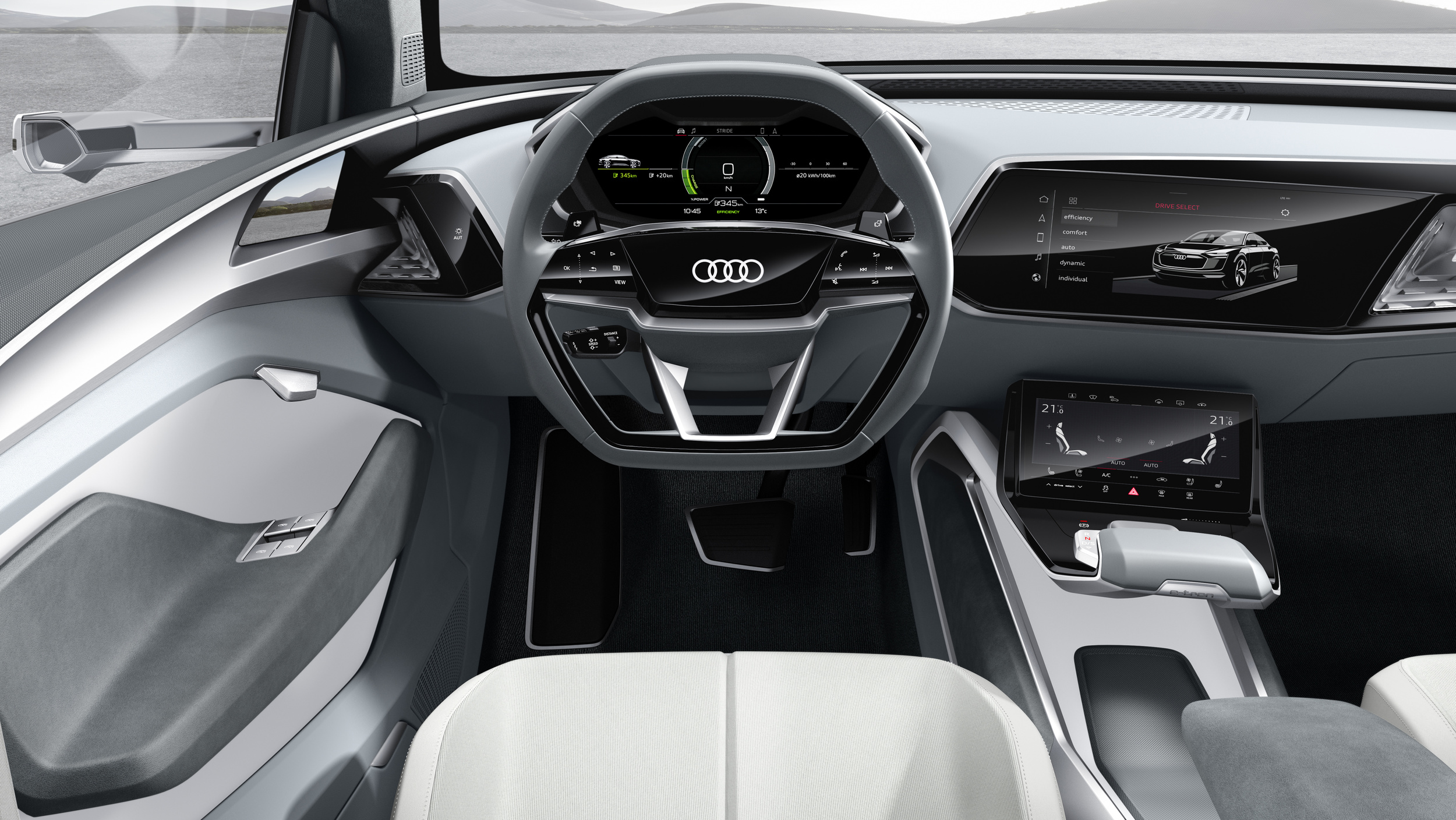 Audi E-Tron Sportback Concept, 2017 - Interior