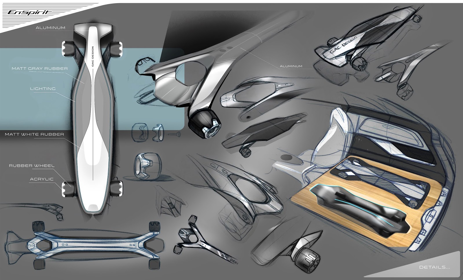GAC EnSpirit Concept, 2017 - Interior - Design Sketch by Alexander Suvorov