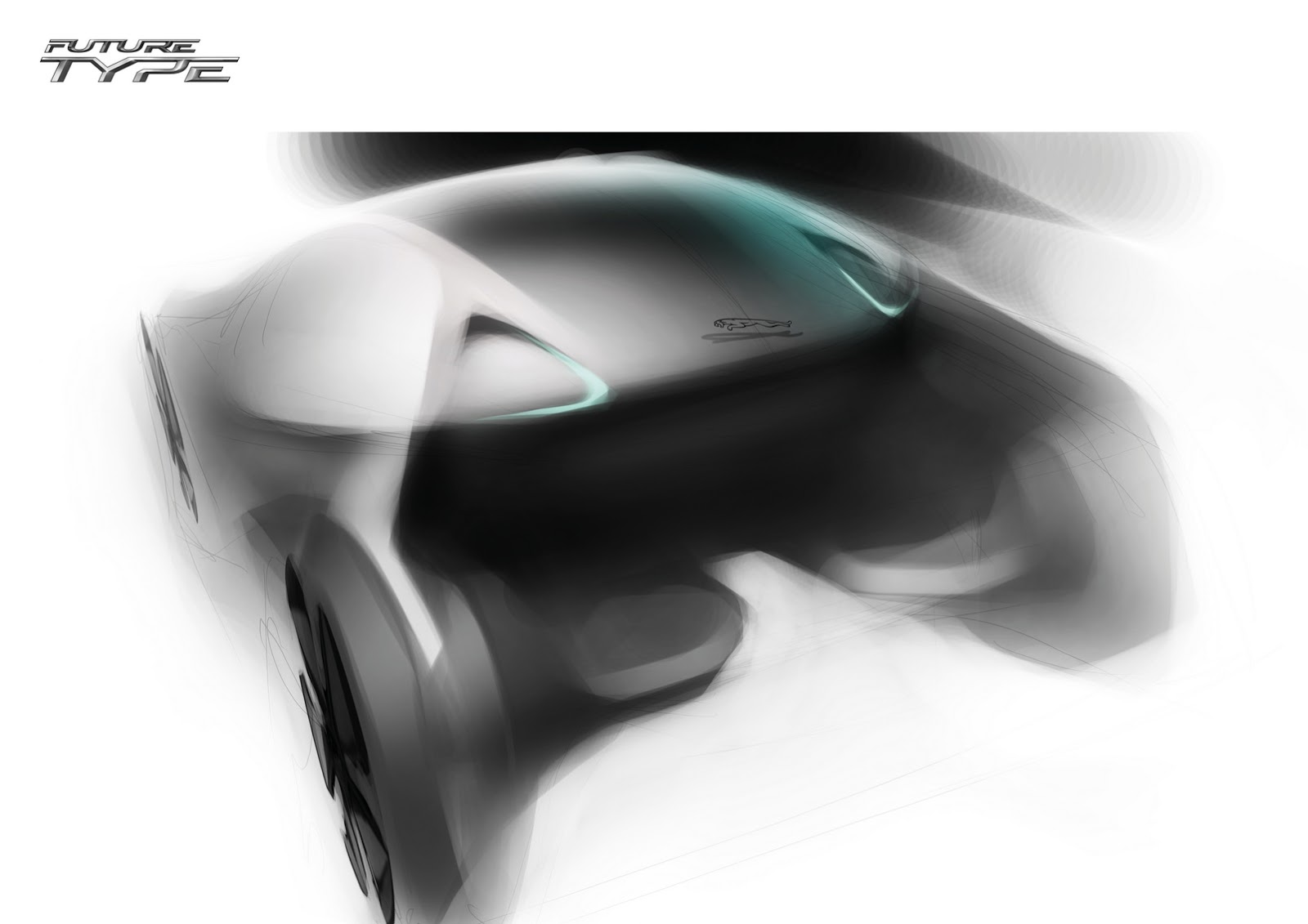 Jaguar Future-Type Concept, 2017 - Design Sketch