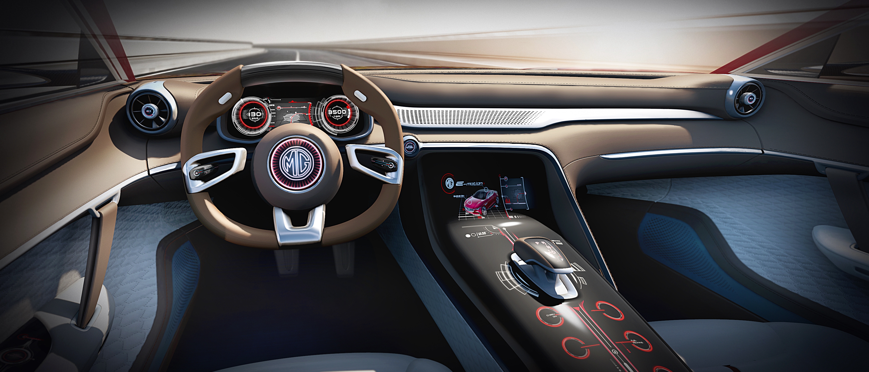 MG E-Motion Concept, 2017 - Interior