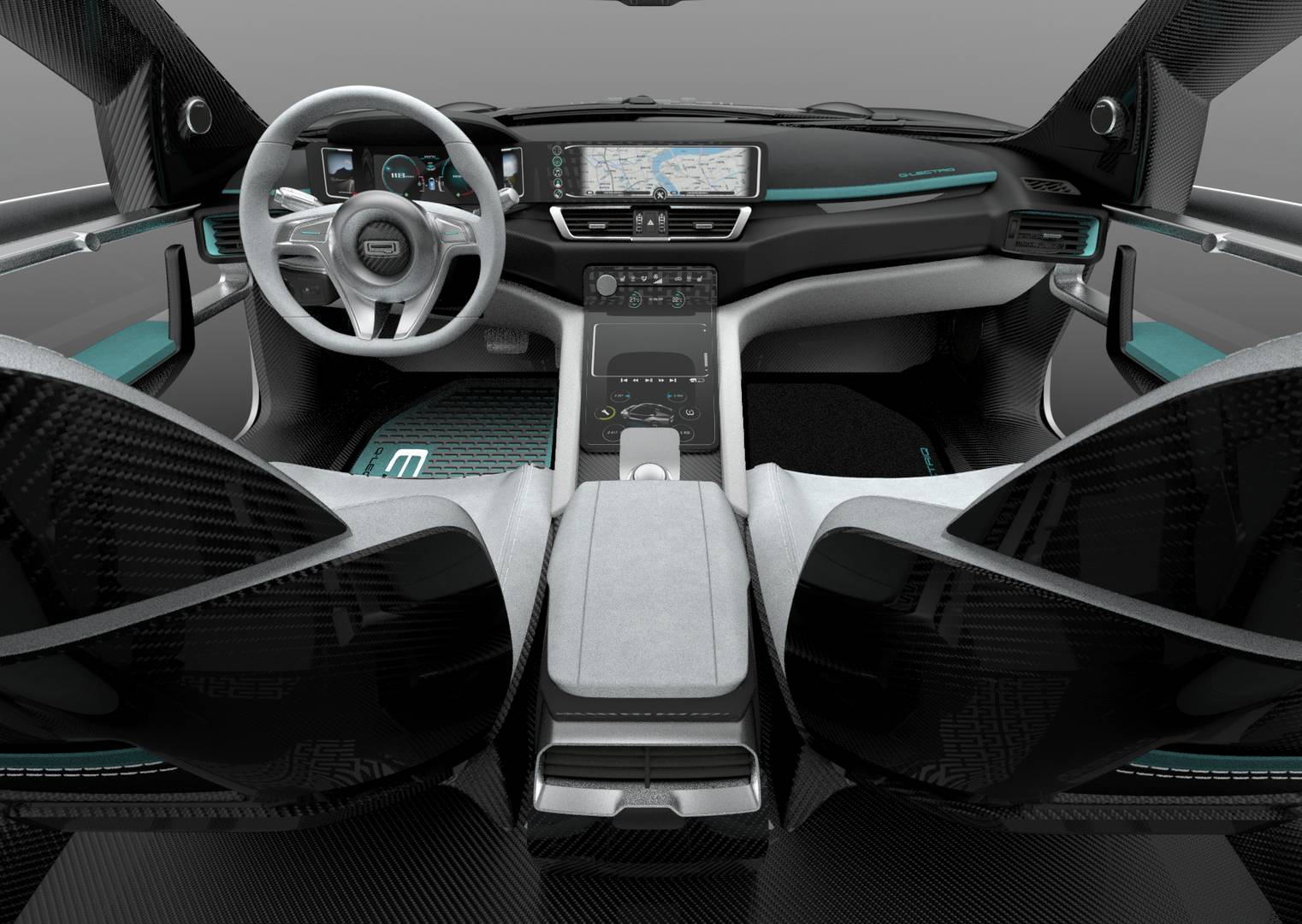 Qoros Model K-EV Concept, 2017 - Interior