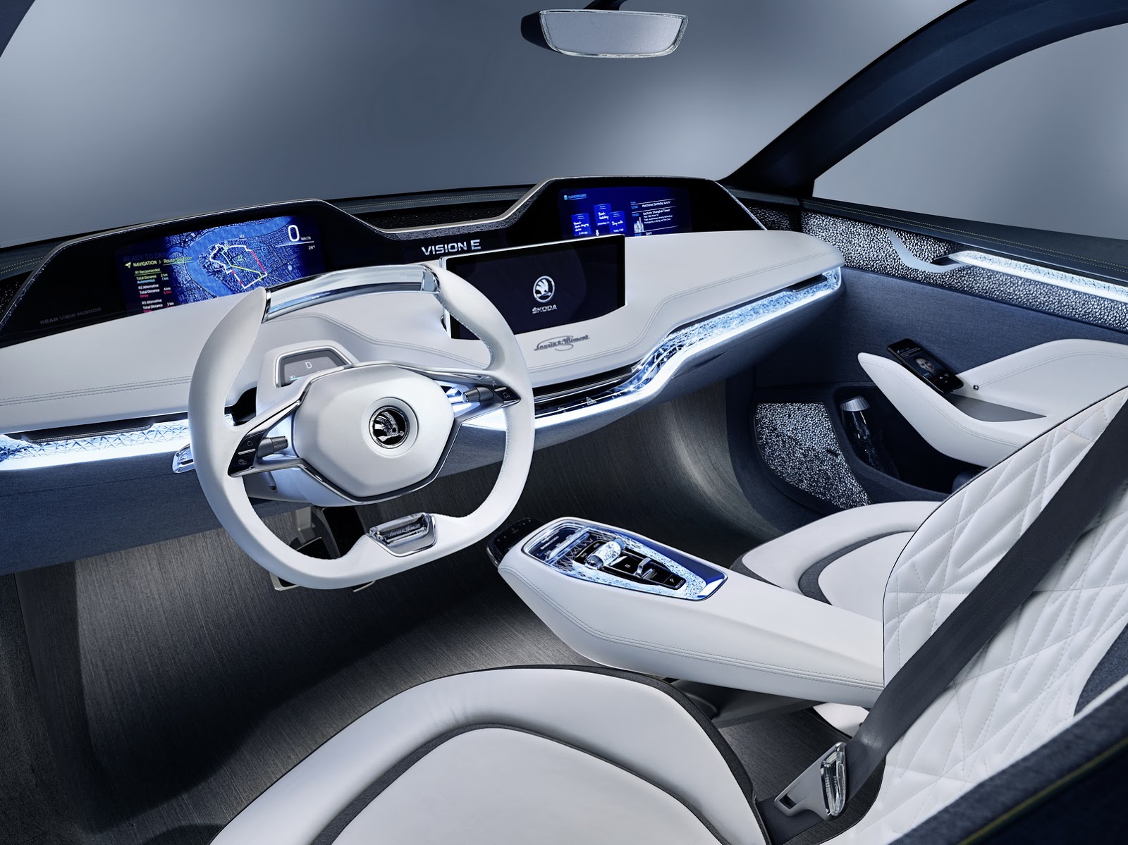 Skoda Vision E Concept, 2017 - Frankfurt - Interior