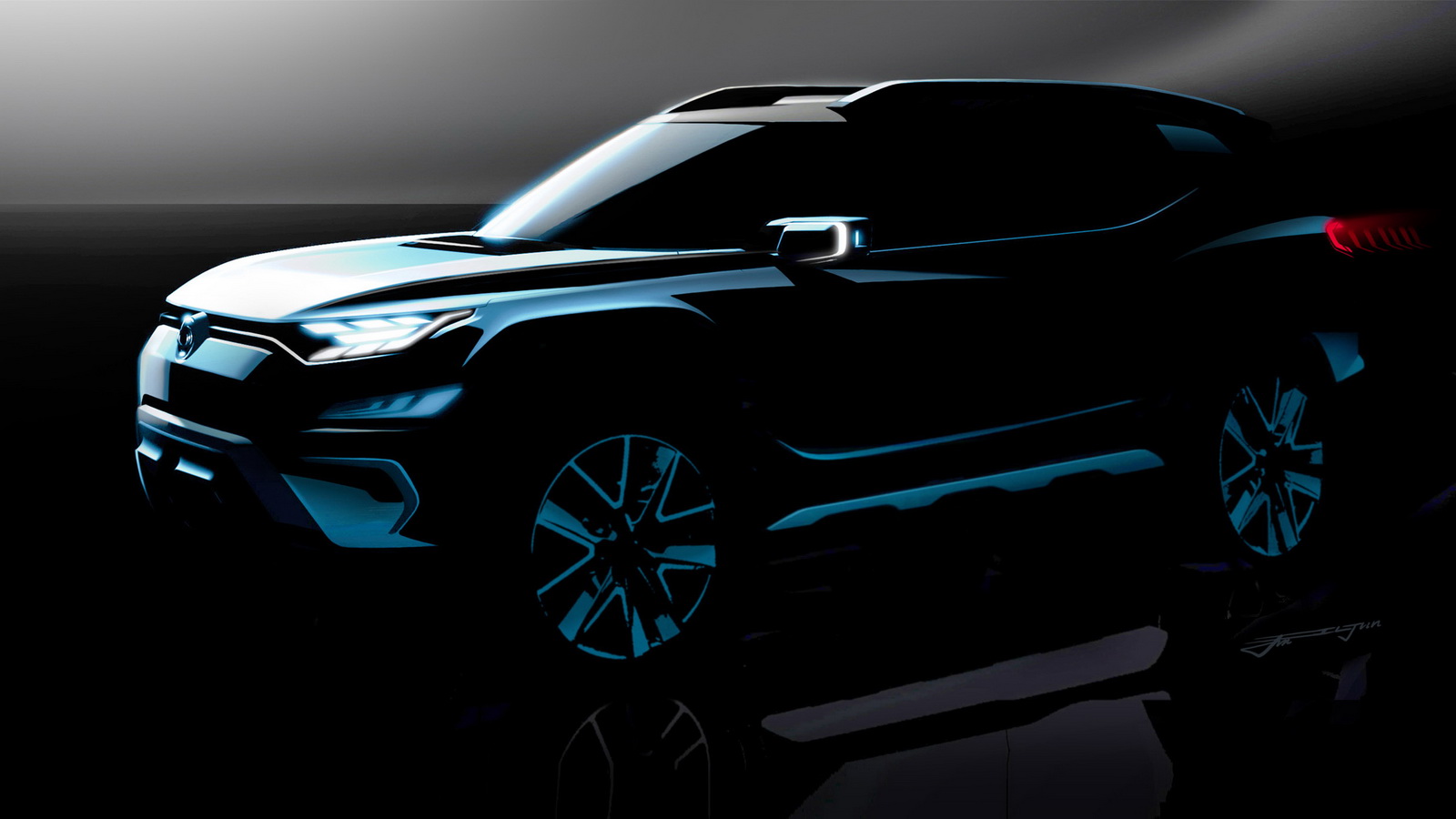 SsangYong XAVL Concept, 2017 - Teaser