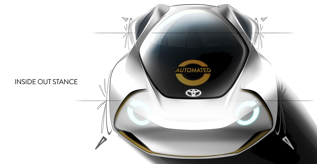 Toyota Concept-i, 2017 - Design Sketch