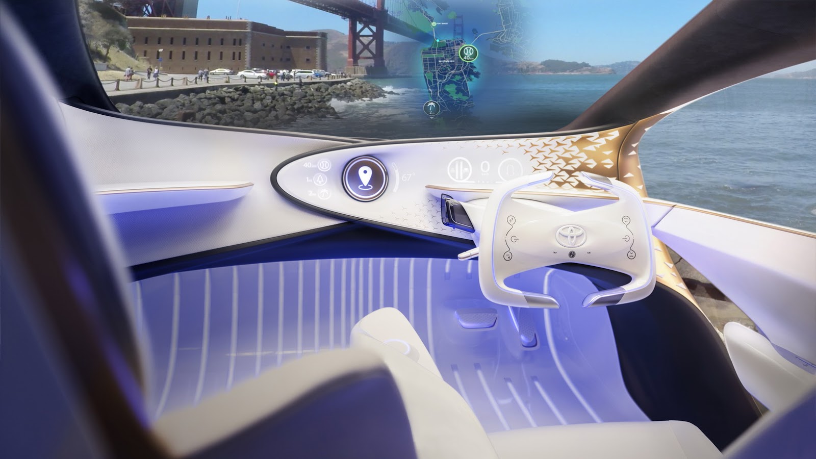 Toyota Concept-i, 2017 - Interior