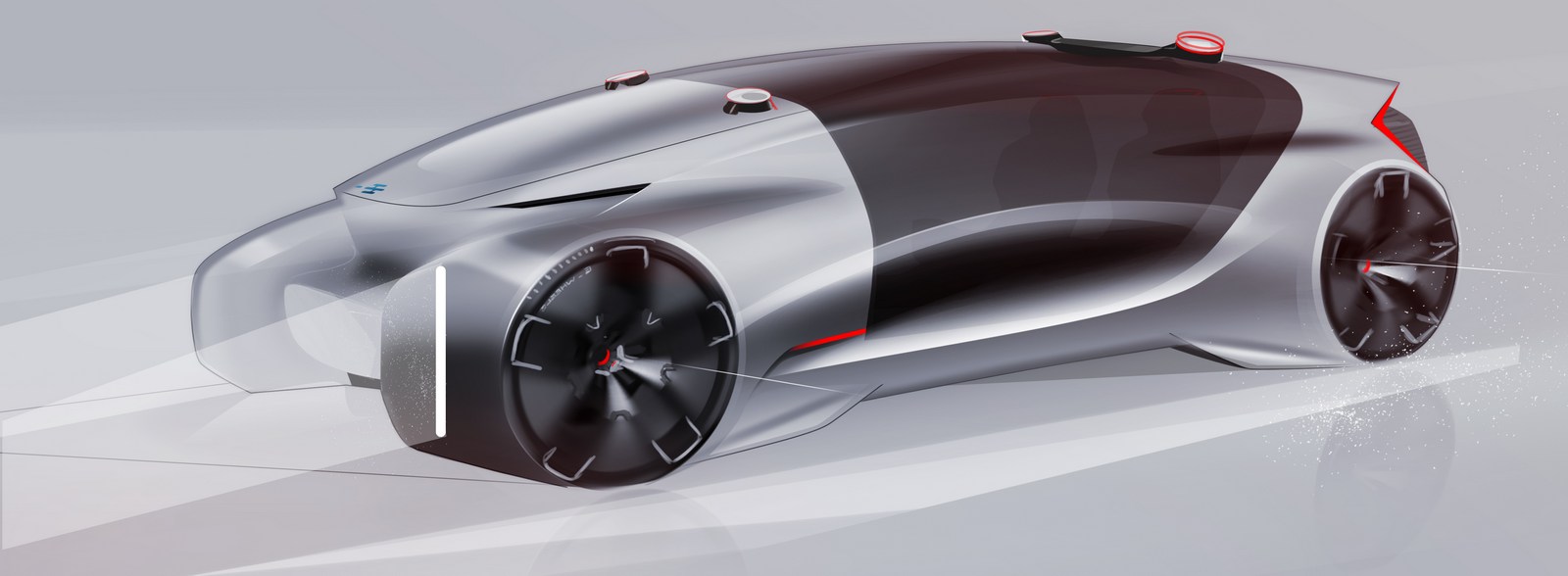 Volkswagen Group Sedric Concept, 2017 - Design Sketch