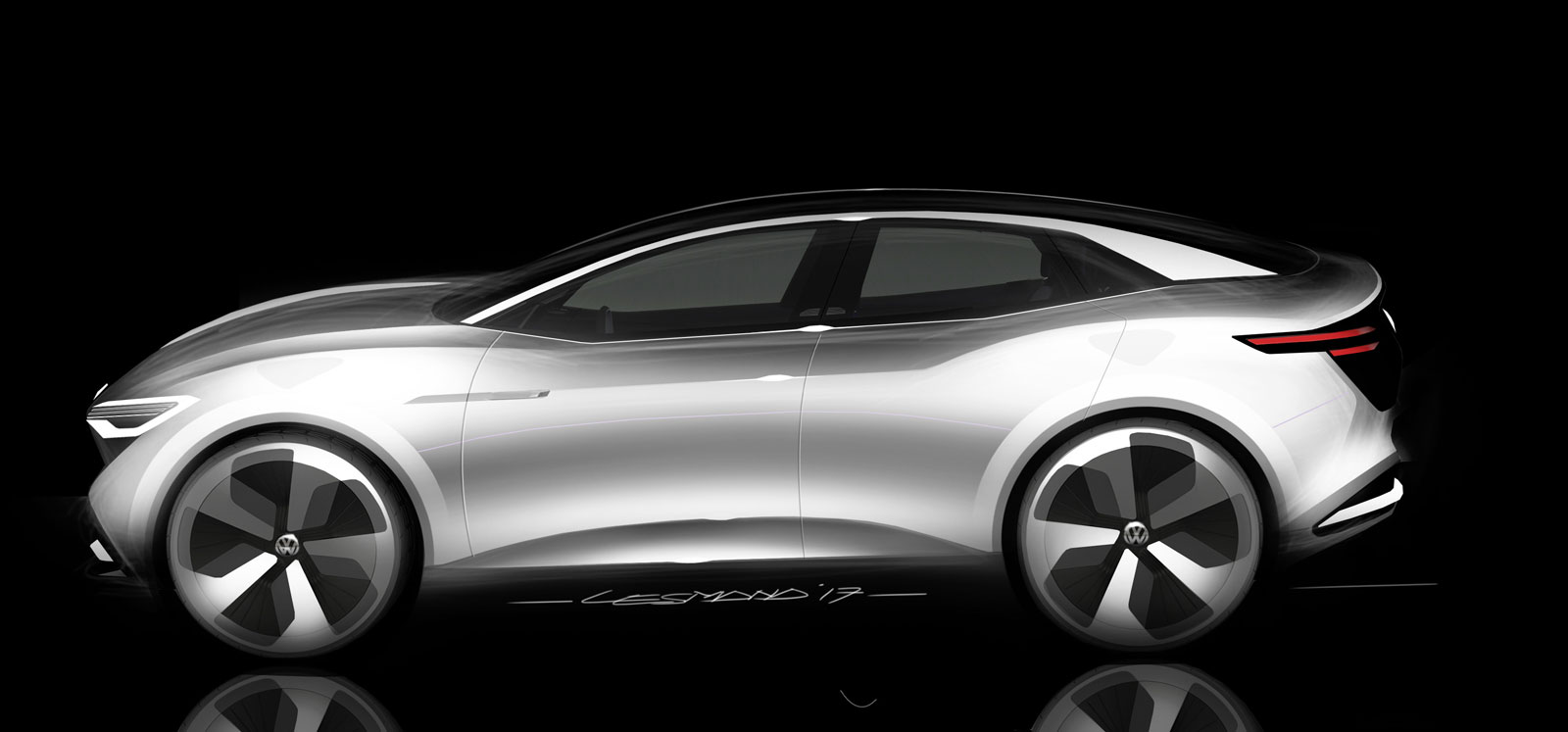 Volkswagen I.D. Crozz Concept, 2017 - Design Sketch