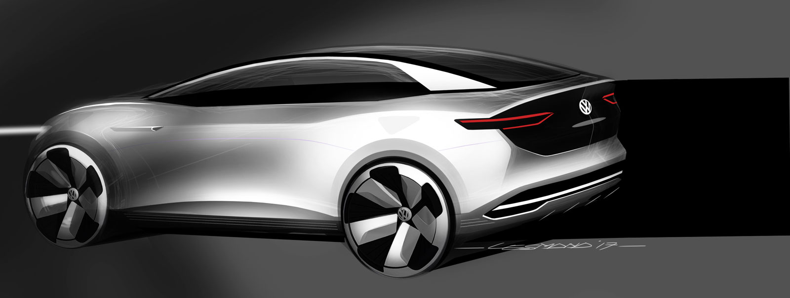 Volkswagen I.D. Crozz Concept, 2017 - Design Sketch