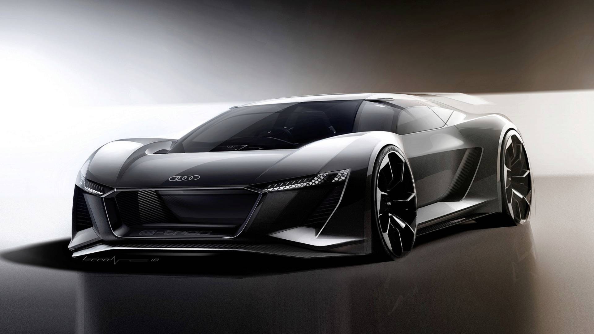 Audi PB18 E-Tron Concept, 2018 - Design Sketch