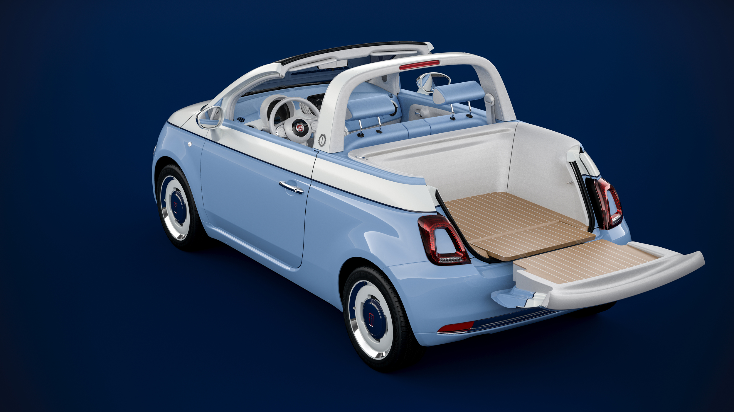 Fiat 500 Spiaggina by Garage Italia, 2018