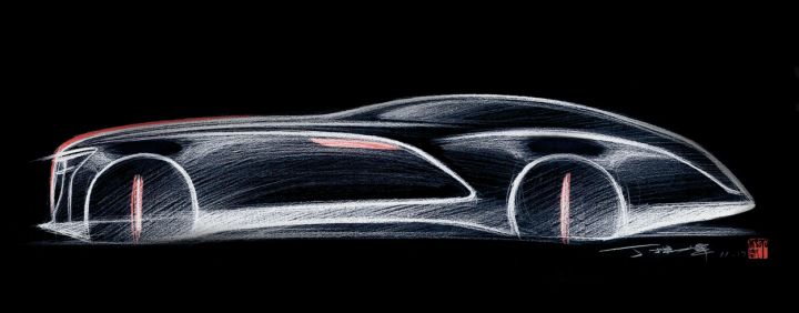Hongqi Concept, 2018 - Design Sketch