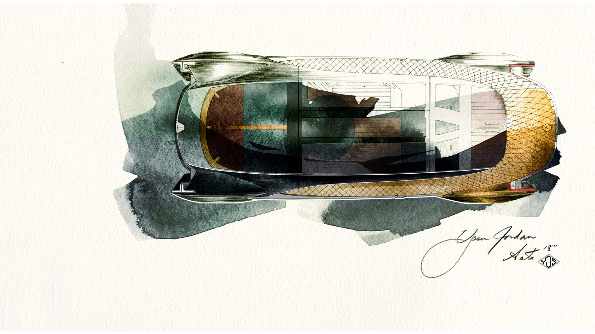 Renault EZ-Ultimo Concept, 2018 - Design Sketch