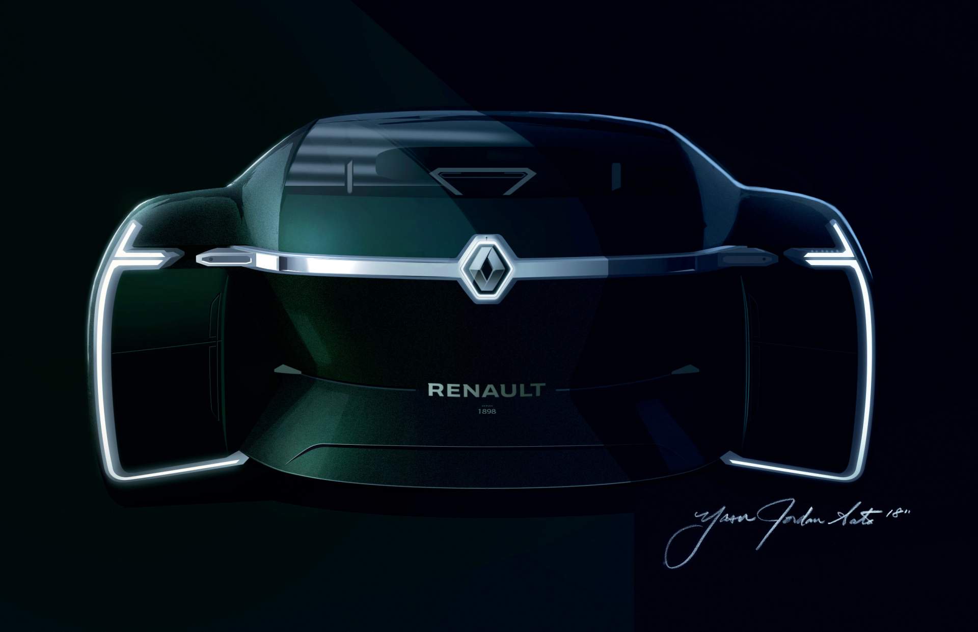 Renault EZ-Ultimo Concept, 2018 - Design Sketch