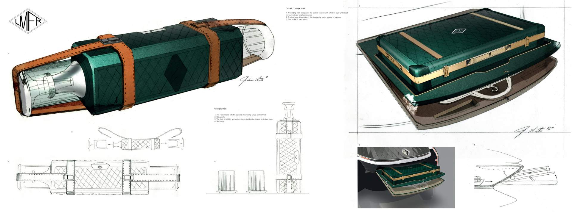 Renault EZ-Ultimo Concept, 2018 - Design Sketch