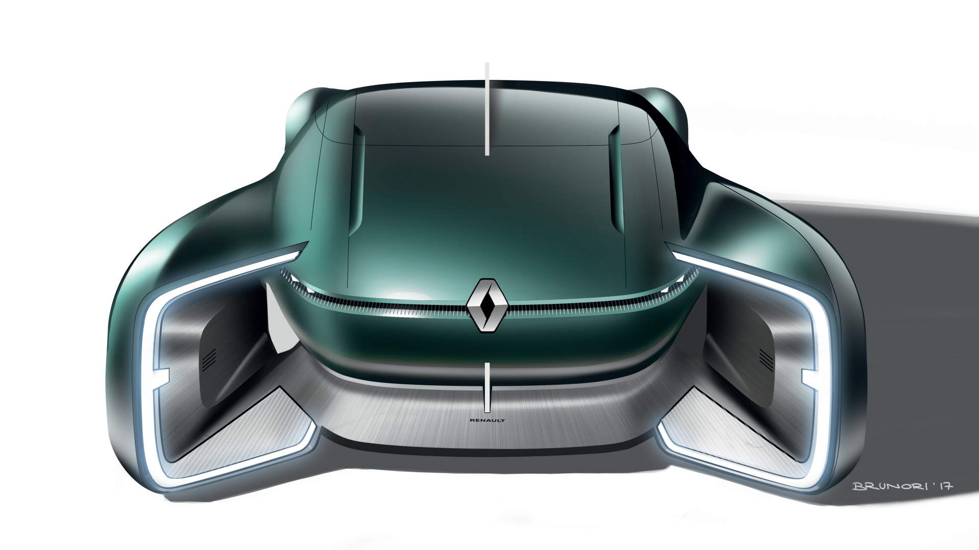 Renault EZ-Ultimo Concept, 2018 - Design Sketch