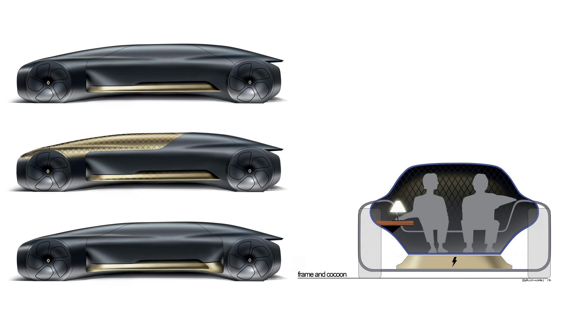 Renault EZ-Ultimo Concept, 2018 - Design Sketch