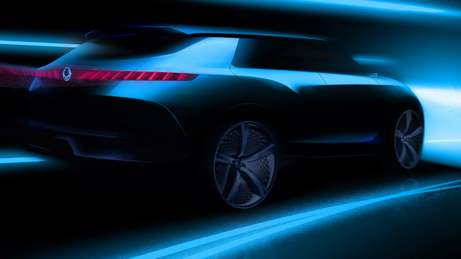 SsangYong e-SIV Concept, 2018 - Design Sketch
