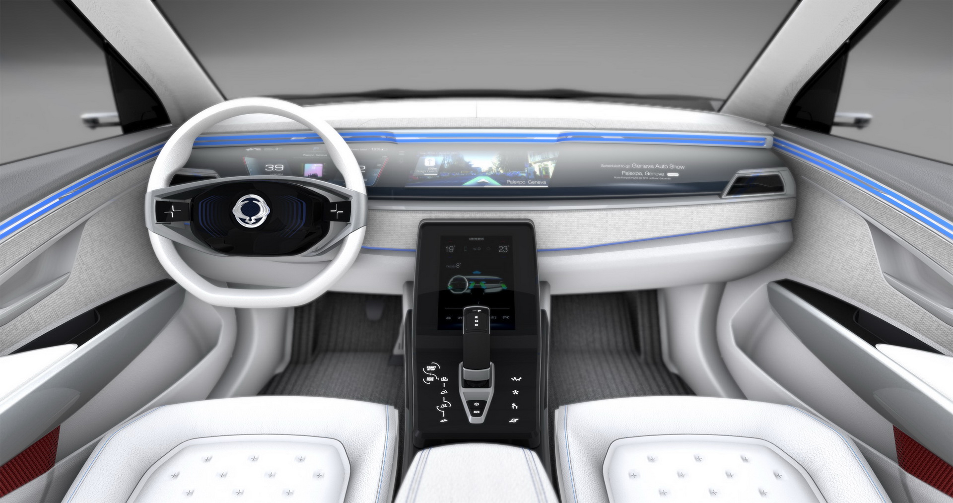 SsangYong e-SIV Concept, 2018 - Interior