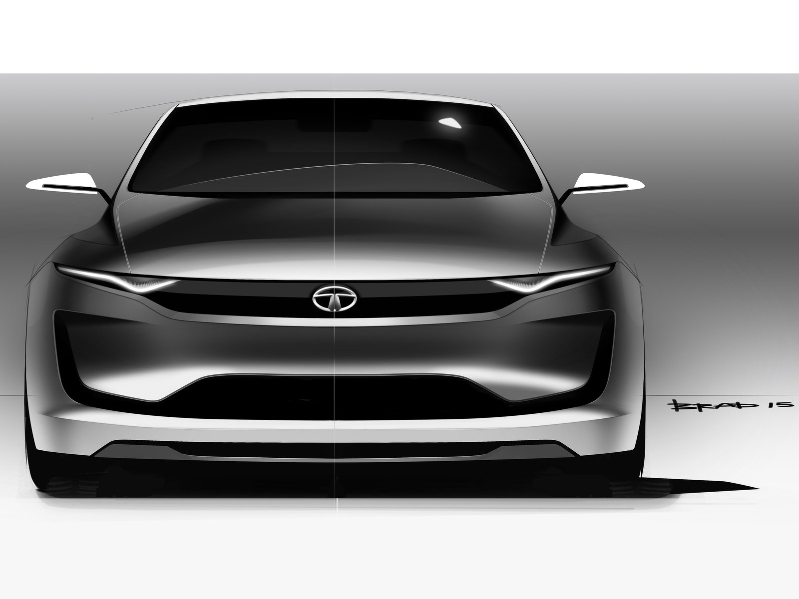 Tata EVision Concept, 2018 - Design Sketch