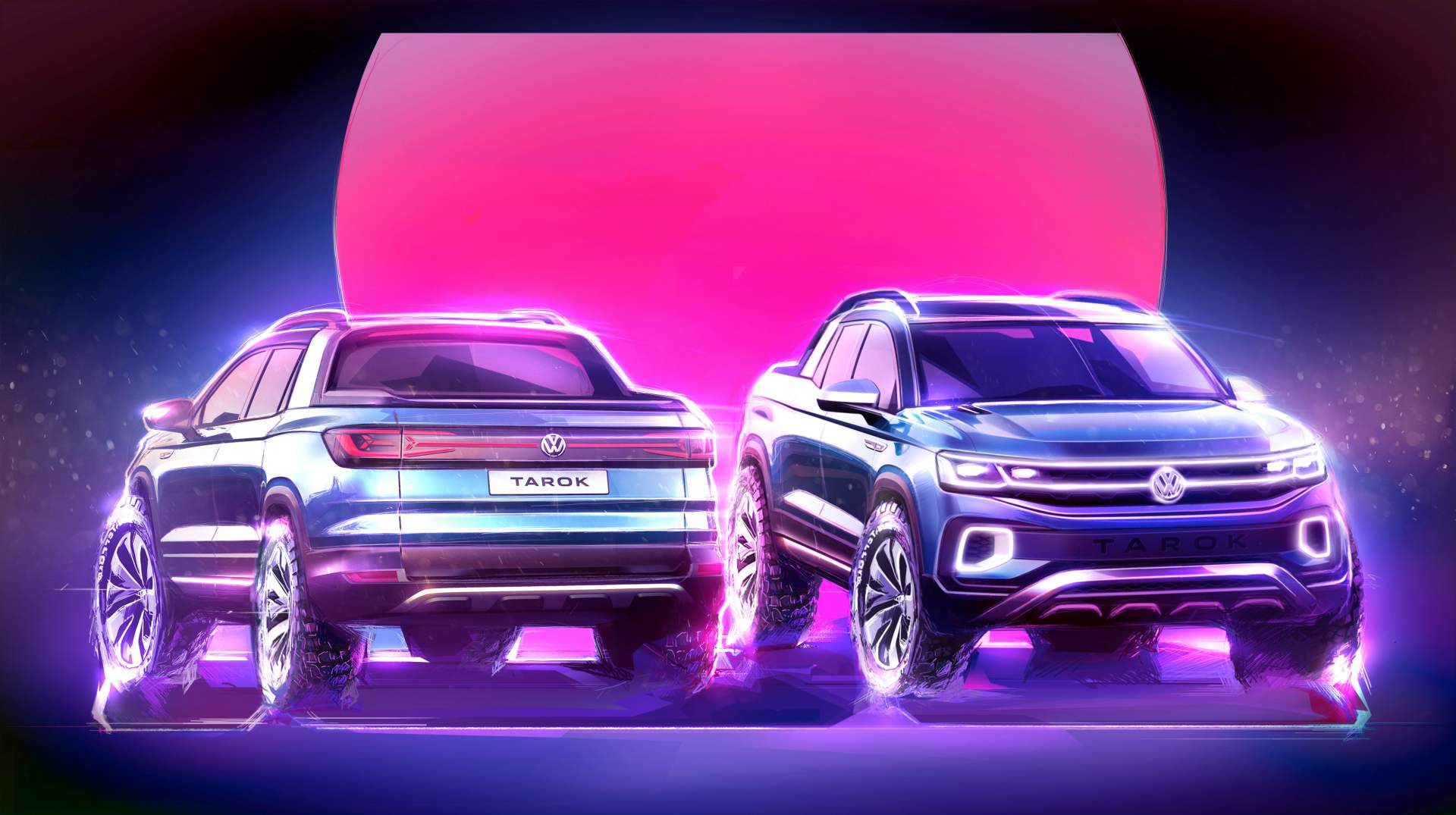 Volkswagen Tarok Concept, 2018 - Design Sketch