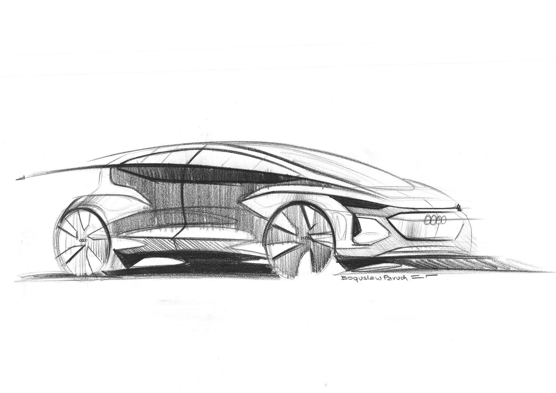 Audi AI:ME Concept, 2019 - Design Sketch