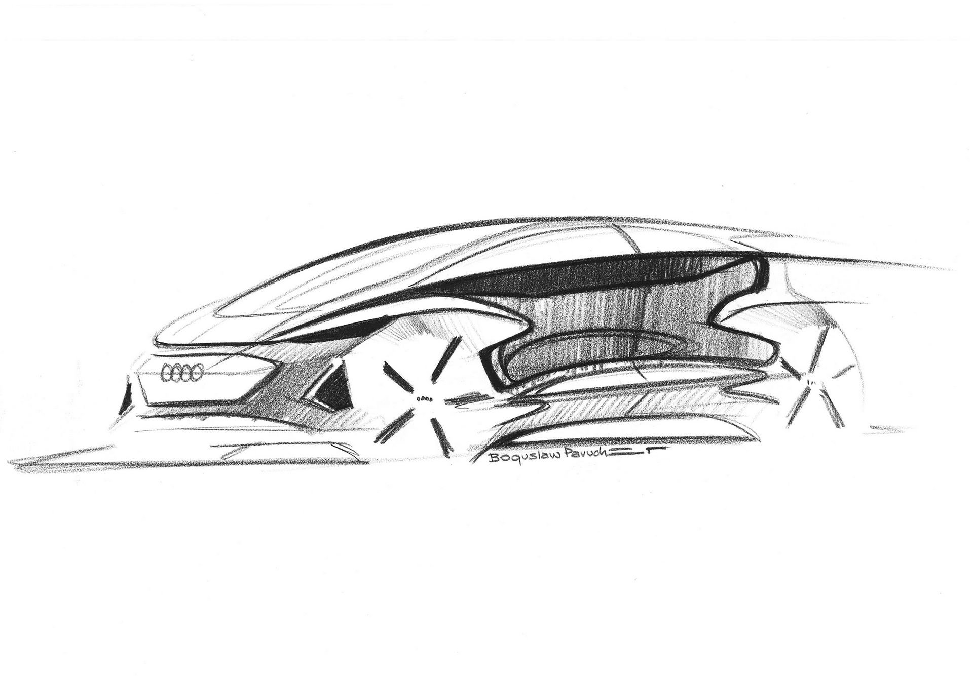 Audi AI:ME Concept, 2019 - Design Sketch