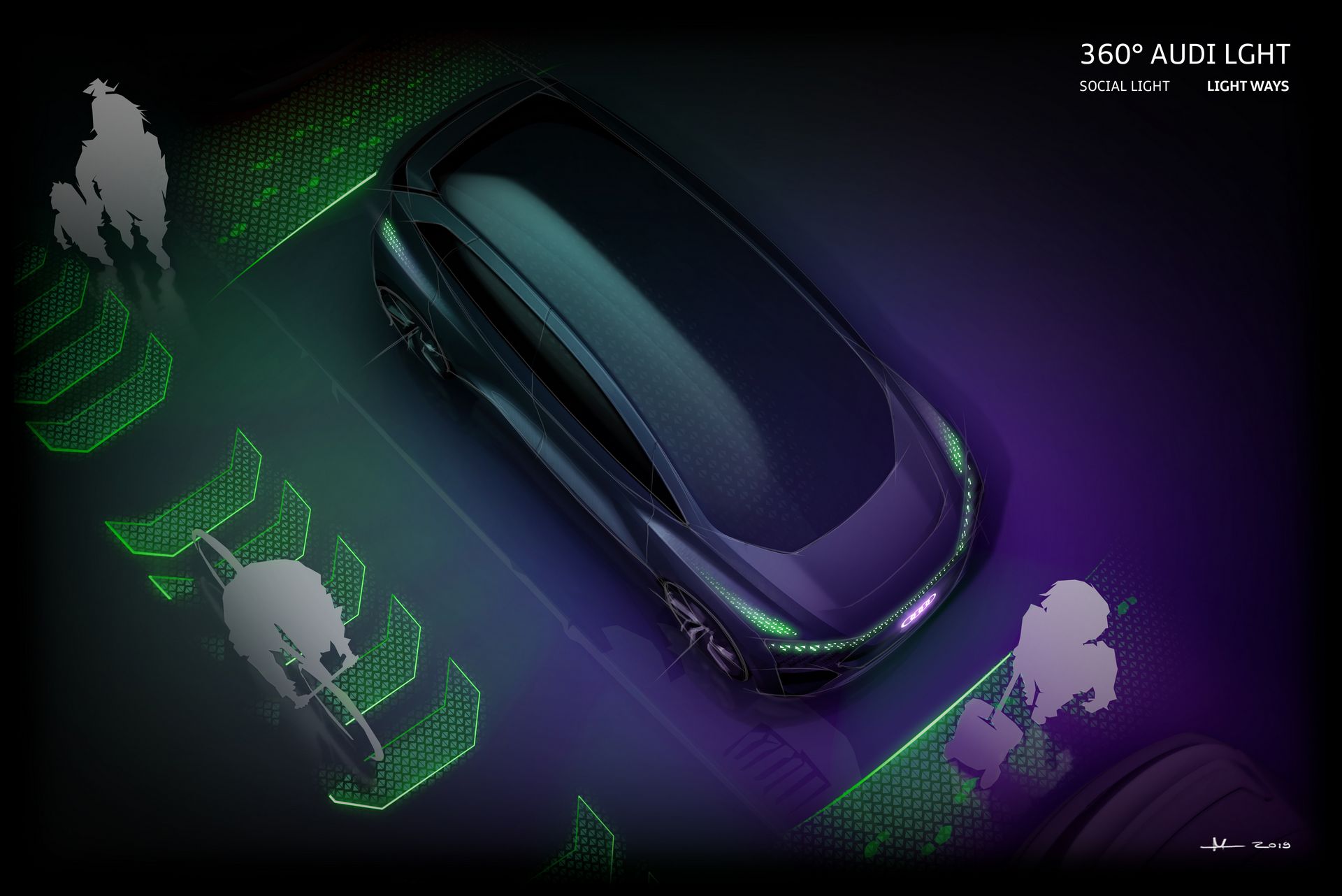 Audi AI:ME Concept, 2019 - Design Sketch