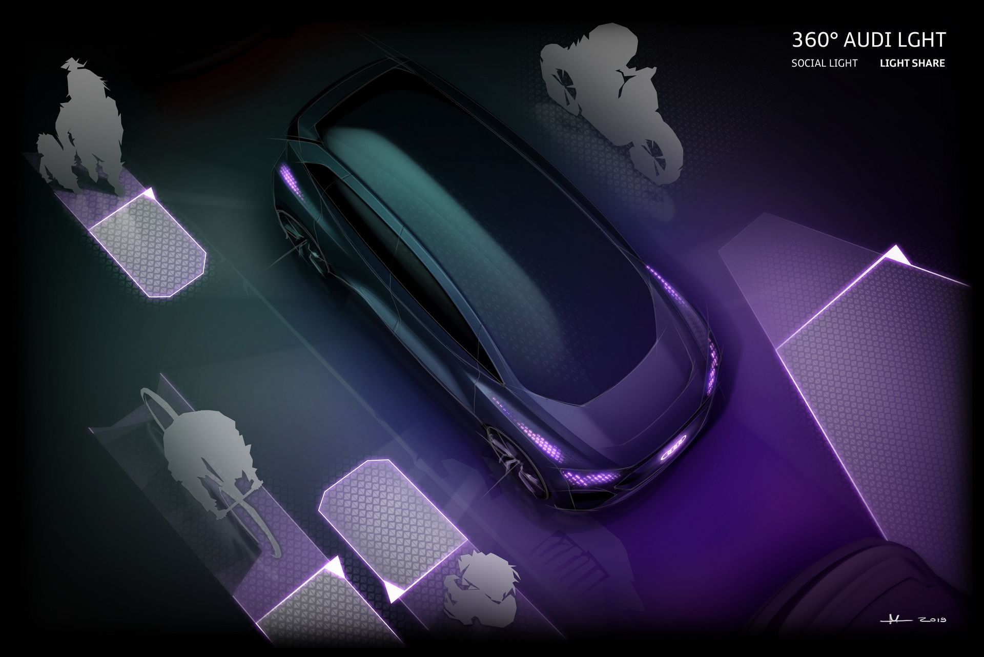 Audi AI:ME Concept, 2019 - Design Sketch