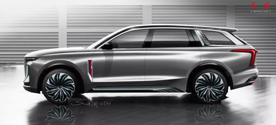 Hongqi E115 Concept, 2019 - Design Sketch