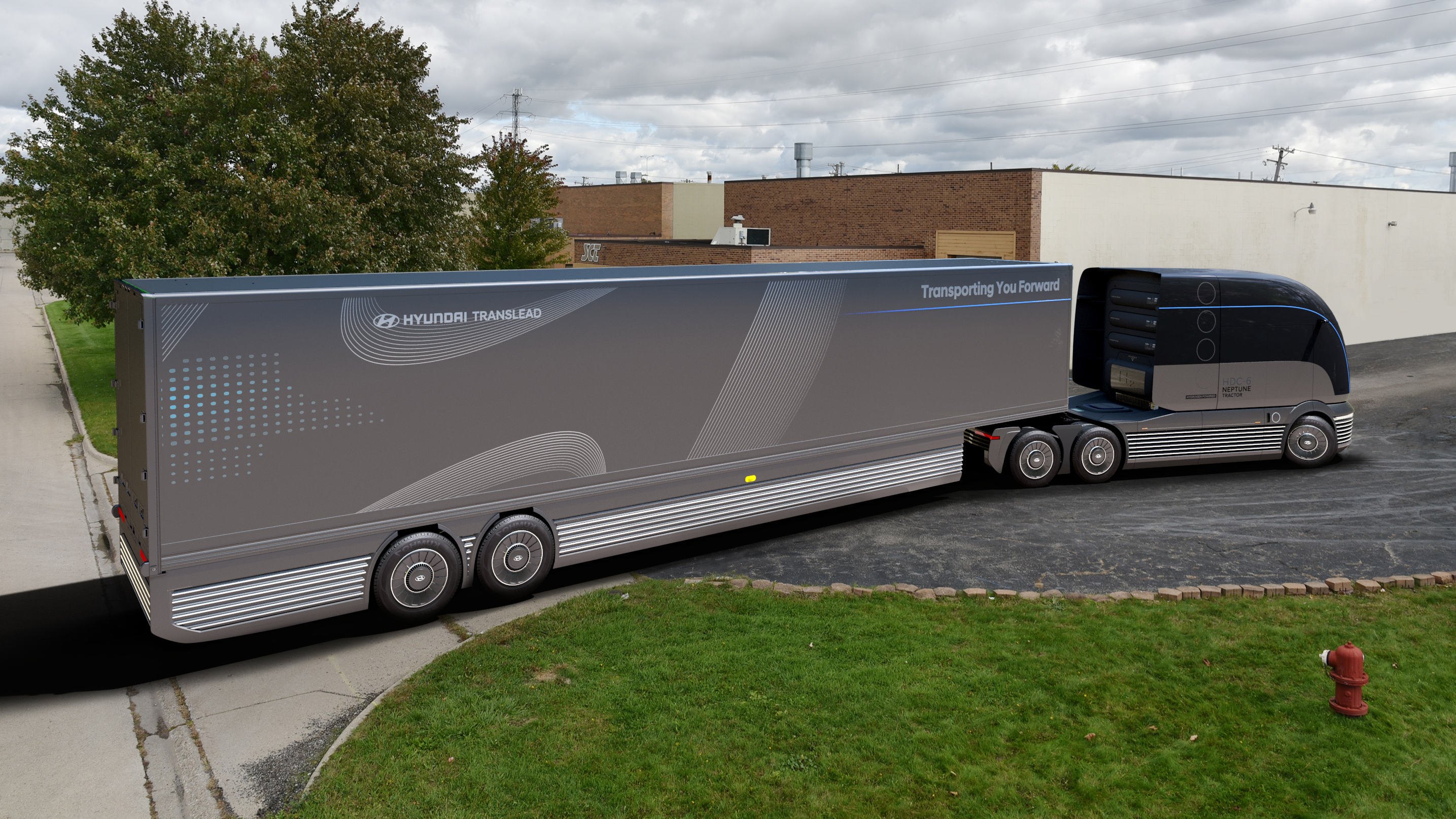 Hyundai HDC-6 Neptune Hydrogen Semi-Truck Concept, 2019