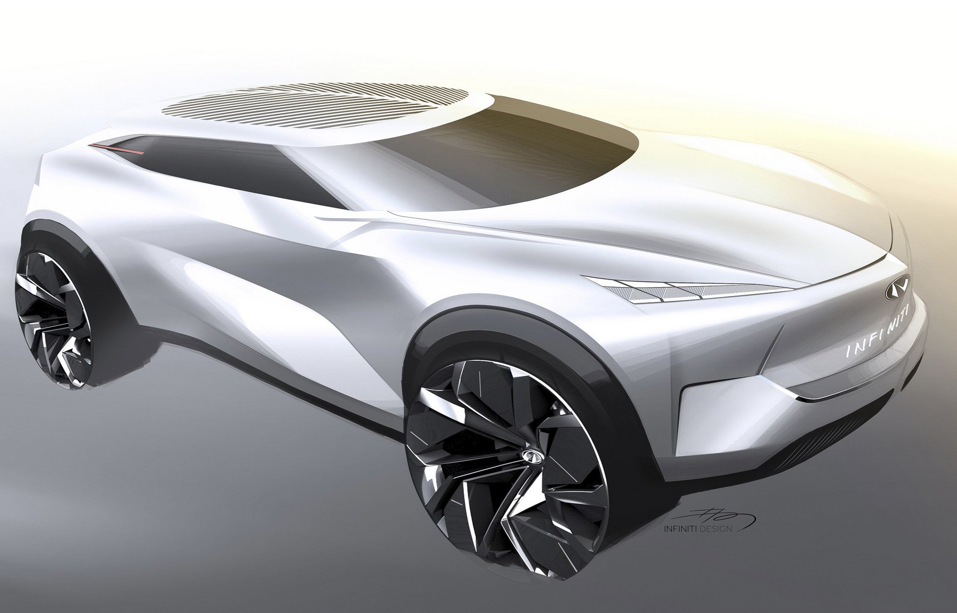 Infiniti QX Inspiration Concept, 2019 - Design Sketch