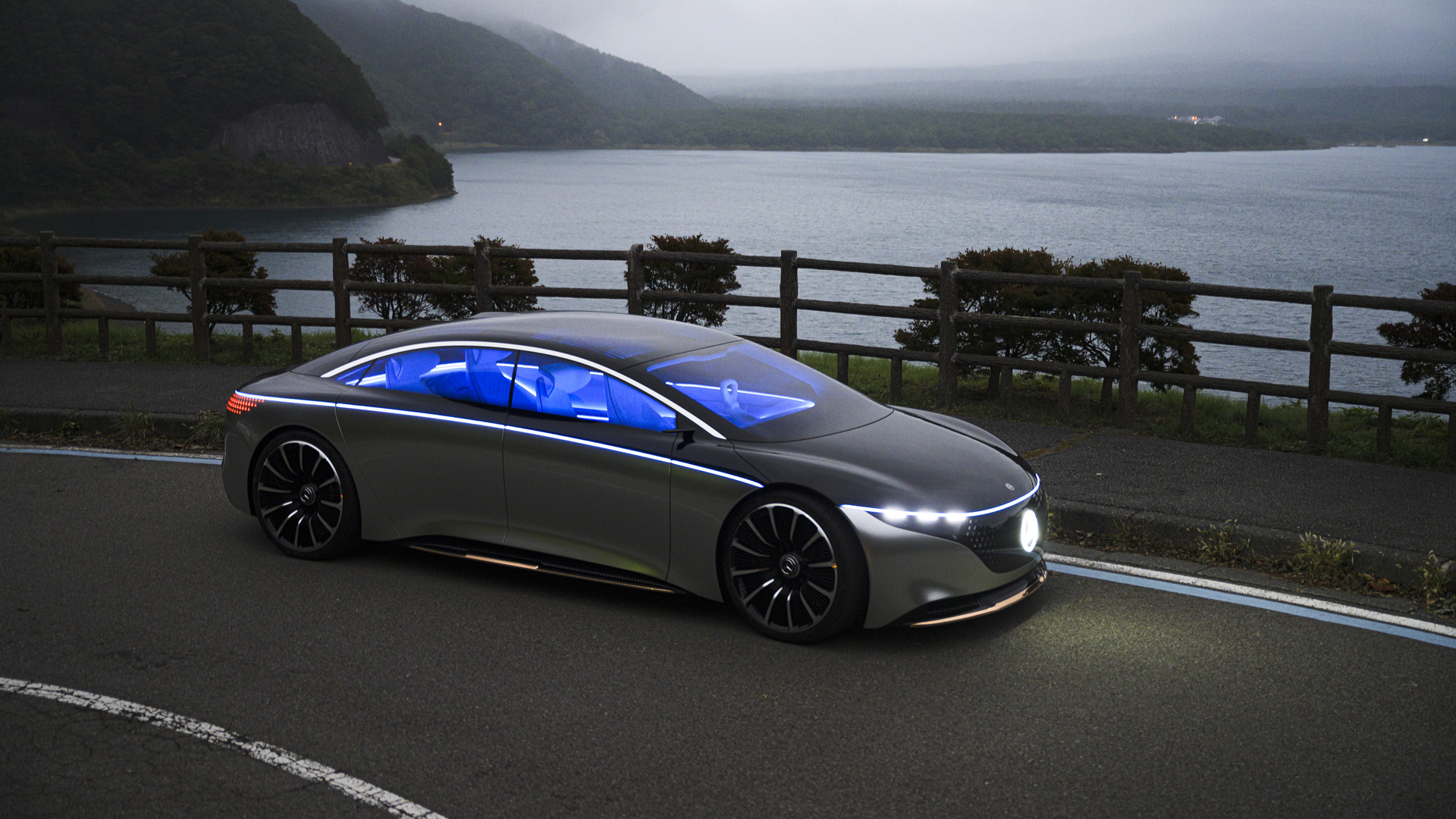 Mercedes-Benz Vision EQS Concept, 2019