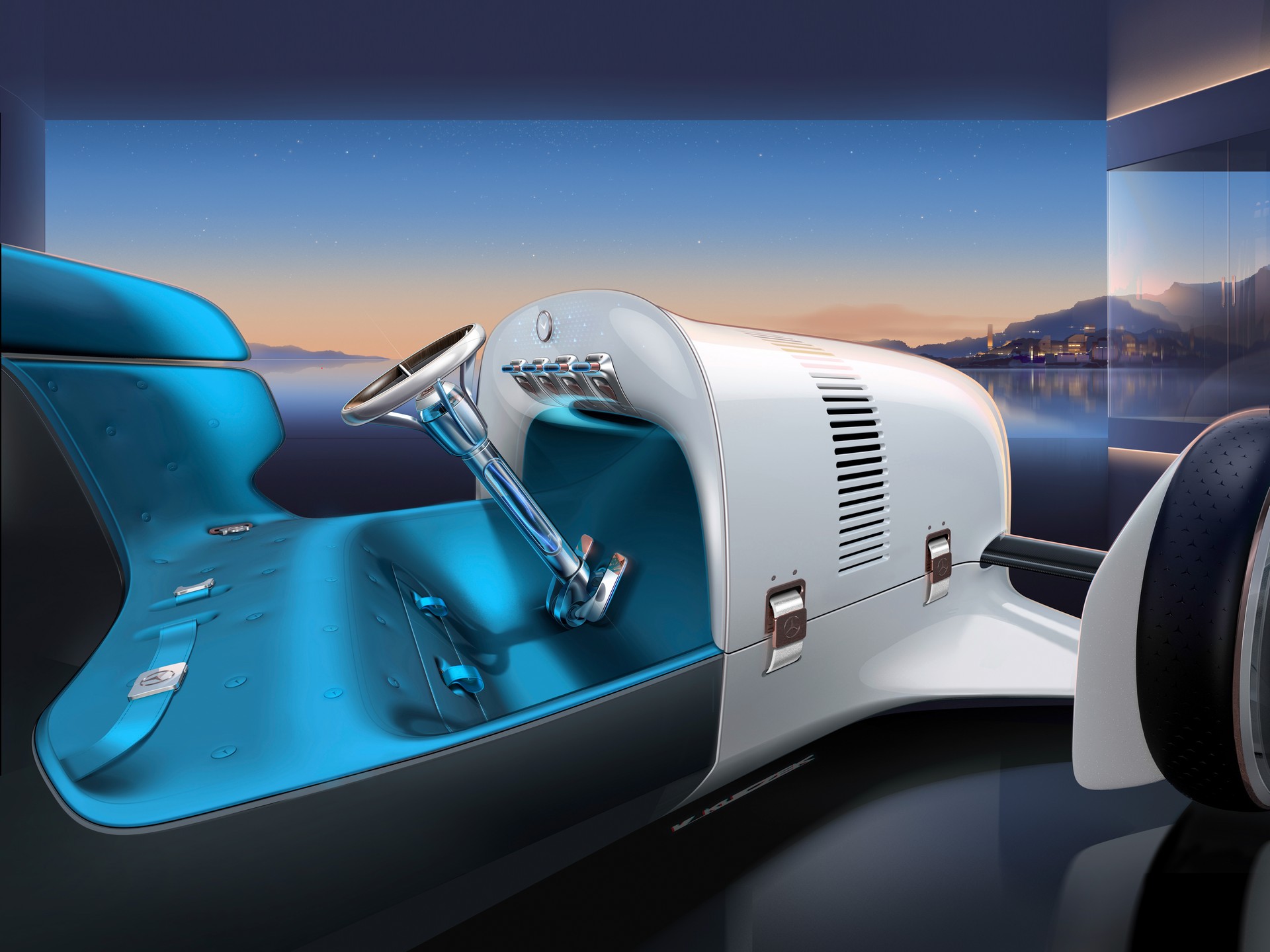 Vision Mercedes Simplex, 2019 - Design Sketch by Vivien Kleczek