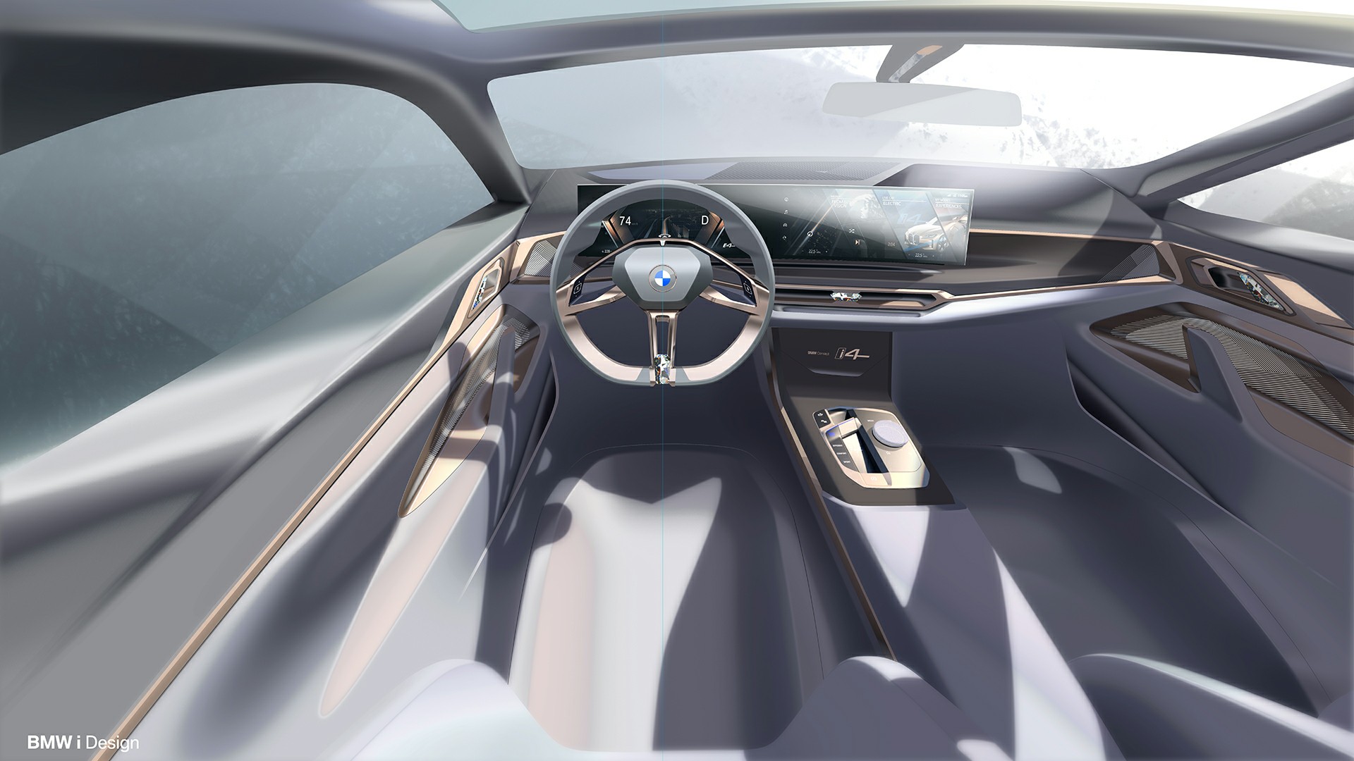 BMW Concept i4, 2020 - Design Sketch