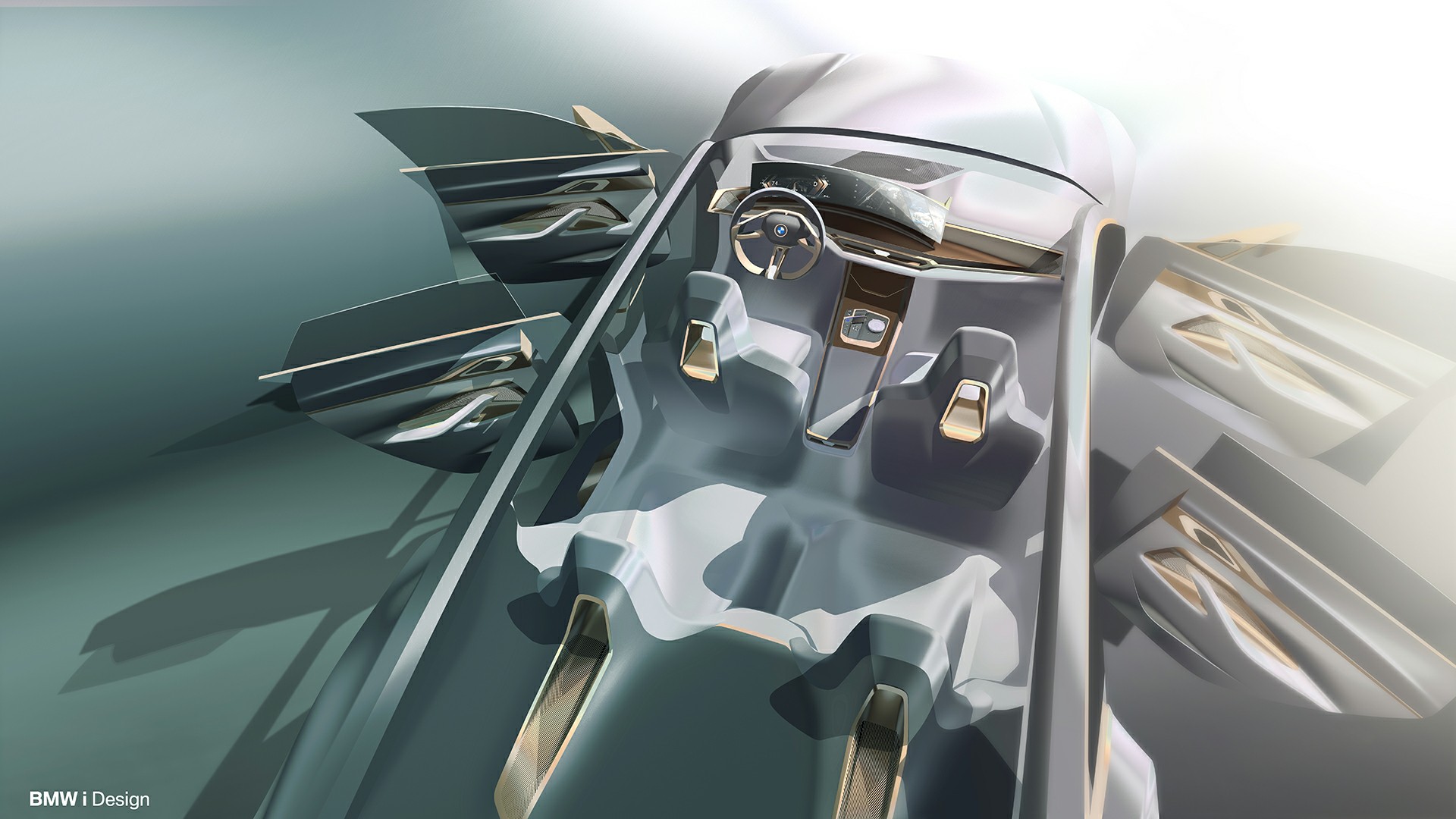 BMW Concept i4, 2020 - Design Sketch