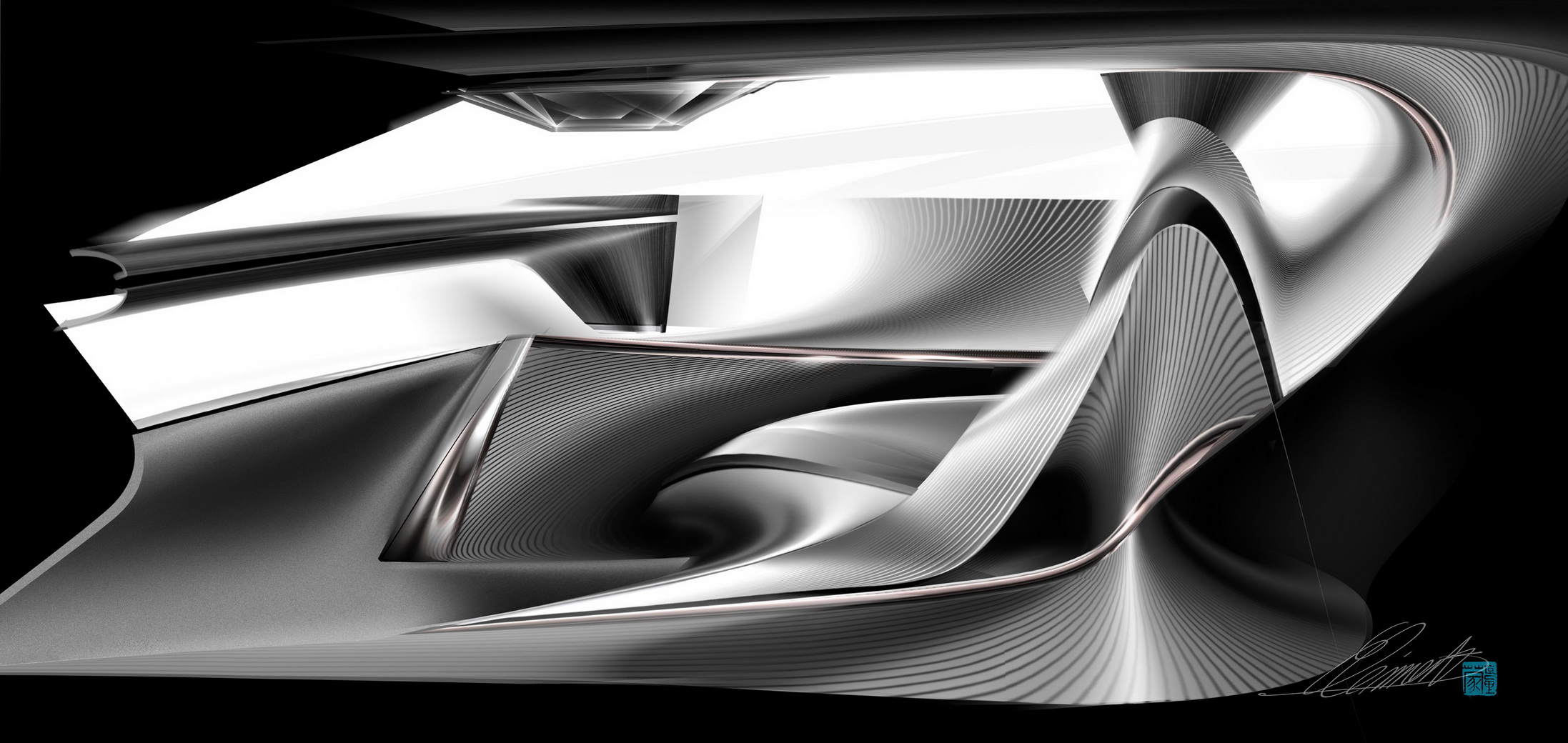 DS Aero Sport Lounge Concept, 2020 - Design Sketch