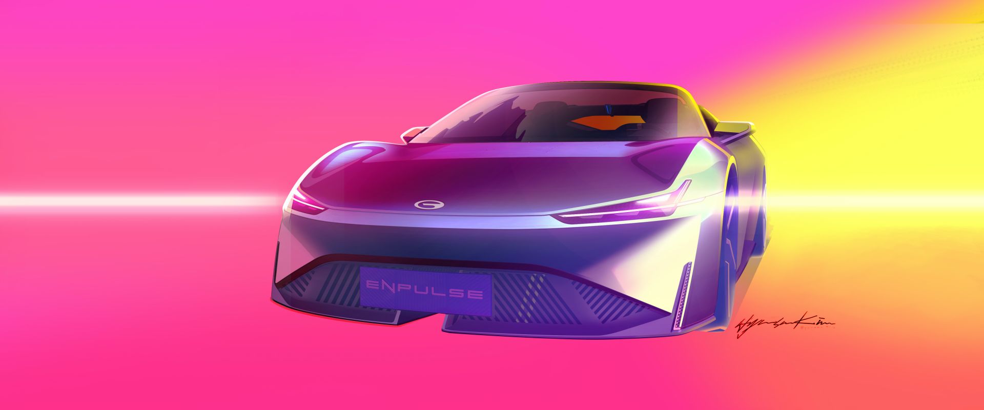 GAC ENPULSE Concept, 2020 - Design Sketch by Hyunsoo Kim