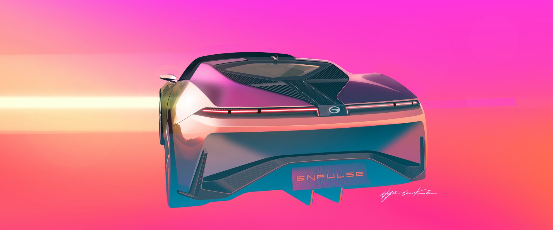 GAC ENPULSE Concept, 2020 - Design Sketch by Hyunsoo Kim