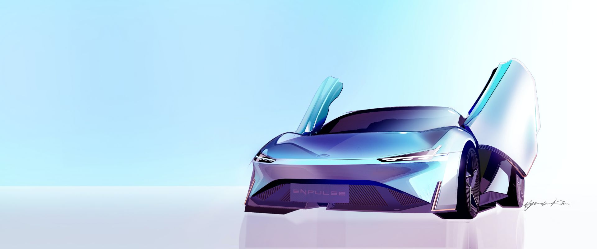 GAC ENPULSE Concept, 2020 - Design Sketch by Hyunsoo Kim